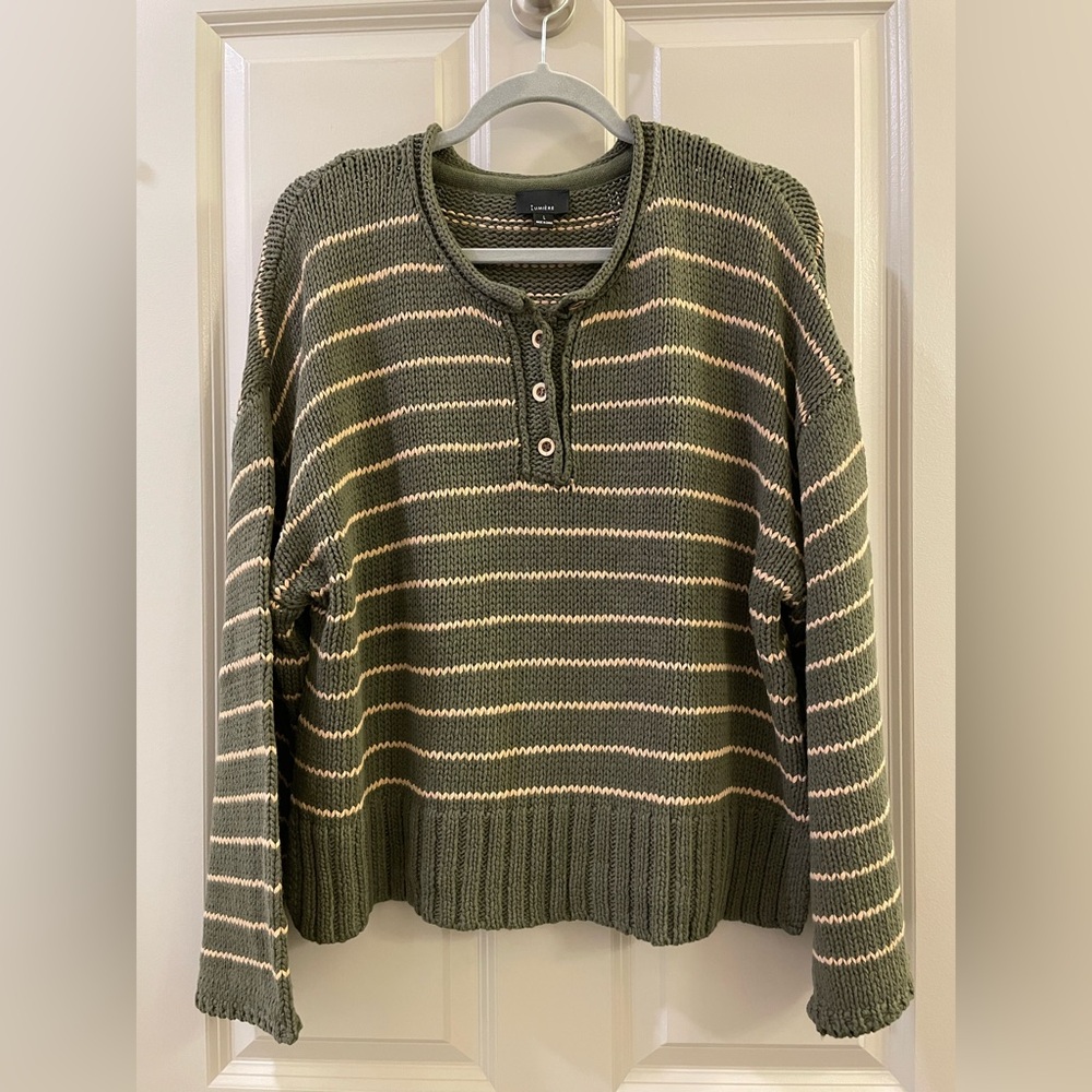 Heavy knit sweater
